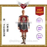 2016 New Design Halloween Nude Man Costumes Carnival Roman Gladiator Costumes For Men