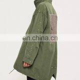 OEM Serives Women New Pants Army Greencosts Design Long Sleeves Ladies Coats thumbnail-2