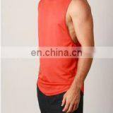 Wholesale Custom Oem Deep Cut v Neck Gym Singlets thumbnail-2