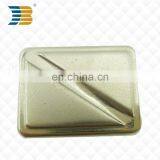 Top Quality Stainless Steel Blank Cufflink Rectangle Metal Cufflinks For Men