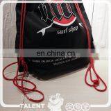 Custom Embroidery Logo Plain ECO 100% Pecent Cotton Organic Cloth Cotton Cloth Drawing String Bag thumbnail-6