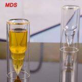 Transparent Glassware High Borosilicate Double Wall Bullet Shot Glass thumbnail-5