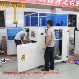 Auto tray erecting machine (CE) Custom-made hot melt version auto glue sealing tray erector