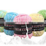 Big Sale High Quality Dyed Milk Cotton Yarn for Knitting Sweater thumbnail-2