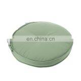 Home Decor Cyclic Breathable Solid Color Light Green Round Chair Pad Seat Cushion Pad thumbnail-4