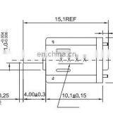 Precision Metal Brush 1.5-3V High Speed DC Miniature Motors K10 thumbnail-3