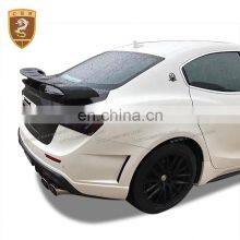Front Rear Fiberglass Bumper Side Skirts Body Kits Suitable For Ghibli Auto Car Wide Full Body Kits Stying thumbnail-4