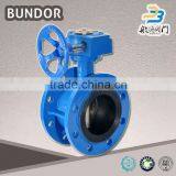 Size Double Flange Rubber Lined Butterfly Valve thumbnail-2