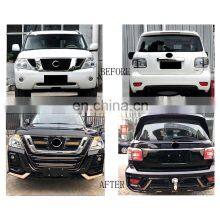 Car Front Bumper Modified Face Lift Conversion Body Kit for Nissan Patrol Y62 2020 thumbnail-3