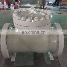 API6D BS1868 SWING CHECK VALVE 18inch 600lb Carbon Steel Body Non Slam Check Valve With Heavy Duty Valvulas de Control thumbnail-3