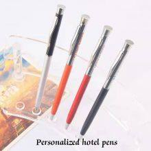 Custom Company Logo Promotional Personalized Hotel Pens Advertising Gift Metal Ballpoint Pen thumbnail-4