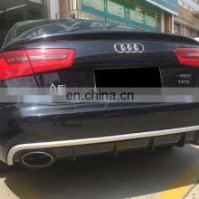 A6 or S6 C7 Rear Diffuser With Tailpipe For Audi A6 or S6 C7 Audi Diffuser 2012 2013 2014 2015 thumbnail-5