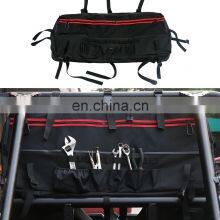 Black ATV UTV Large Roll Cage Accessories Rear Trunk Storage Bags Organizer thumbnail-2