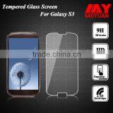 2015 New Products Manufacturer Scratch Resistant Tempered Glass Screen Protector for Samsung s3