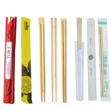 Eco-frindly Natural Twins Tesoga Round carbonized bamboo chopsticks disposable bulk