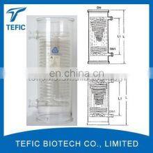 Glass Coiled Inner Tube Condenser for Sale, Glass Water Heat Exchanger, Cheap Reflux Condenser thumbnail-5