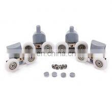 Bathroom Replacement Parts Double Twin Top / Bottom Shower Door Wheels Shower Door Rollers thumbnail-3