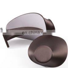 Cheap Brushed Pu Leather Model Neck Necklace Display Stand Jewelry Pendant Frame Window Necklace Bust Jewelry Display Props thumbnail-2