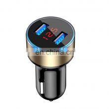 Hot Sale High Quality 5V 18W Dual USB Port Quick Fast Charging Usb Car Charger With Led Display thumbnail-3
