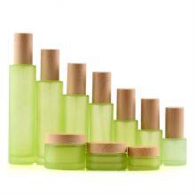 Factory Inventory Hot Sale Cylinder Shaped Skin Care Bottle Cream Jar Cosmetics Lotion Glass Bottles Packaging thumbnail-2