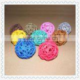 Wicker Wire Woven Rattan Ball Crafts thumbnail-1