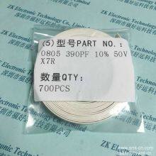 CCTC Capacitor 0805 390PF 10% 50V X7R Instead CC0805KRX7R9BB391 CERAMICO 390PF 50V 10% X7R 0805 YAGEO