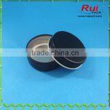 Black Cosmetic Aluminum Screw Jar,food Grade Aluminum Jar Container thumbnail-2