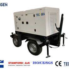Mobile Generator Trailer Type 40kW Diesel Generator Powered by Cummins Diesel Engine thumbnail-2
