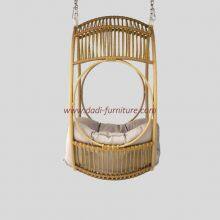 Outdoor All-weather Wicker Woven Handmade Circular Round Swing thumbnail-2