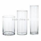 Colored Cylinder Glass Vase thumbnail-2