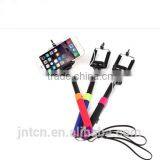 360 Degree Rotating Folding Wire Selfie Stick for Phones QC16 thumbnail-1