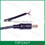 DC5.5 * 2.1 Yellow Plastic Fork Male DC Power Cable to Extend the 2464 Single-head Wire