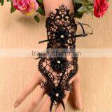 New Design Stylish Jewelry Steampunk Gothic Lace Sleeve Bracelet and Ring Jewelry Set Wholesale thumbnail-3