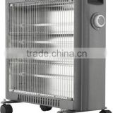 quartz infrared heater with castors W-HQ1236