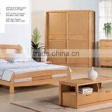 China Manufacturer Solid Teak Wood Bedroom Furniture Set With Nightstand, Bed and Dressing Table(SZ-BFA8001) thumbnail-3