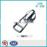 Quality Metal Plated Platinum Auto Lock Zipper Slider Factory Wholesale thumbnail-1