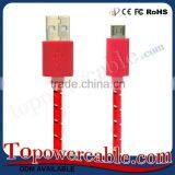 Hot Sale Tangle Free Braid Weave Data Sync Charge Thick Big Cable For Smaung S7 thumbnail-6