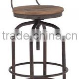 Bar Chair, Vintage Industrial Bar Chair, Antique metal bar chair