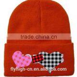 Cheap Price Wholesale Custom Warm Acrylic Knit Hat thumbnail-2