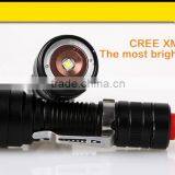 Focusing and Rechargeable Leds Flashlight With Free Black Rope thumbnail-4