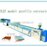 Conical Double Screw WPC Extrusion Line for deck/door/fence