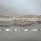 Natural Stone Barrel Rose Quartz thumbnail-1