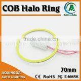 AC/DC 10~30V 70mm COB Uniformity SMD Led Angel Eye Headlight Halo Ring Light