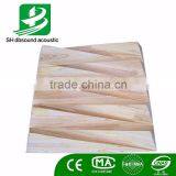 Wooden 3D Oblique Triangle Acoustic Diffuser Panel thumbnail-2