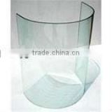 5mm hot bending or curved tempered glass