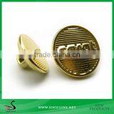 Sinicline Gold Color Embossed Logo Metal Jeans Button Quality Choice