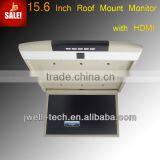 15 Inch Bus Roof Mounted Car Lcd Monitor With Hdmi Input