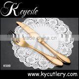 Stainless Steel Cutlery, Flatware Set, Bulk Gold Flatware thumbnail-6