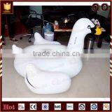 2015 Newest Creative Game Water Floating Inflatable Swan Toy for Fun thumbnail-1
