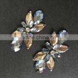 Flower Pattern Acrylic Applique,beaded Floral Designs Applique,3D Applique thumbnail-1